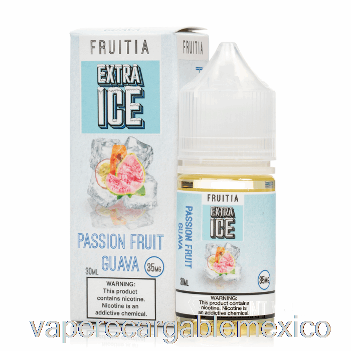 Vape Recargable Maracuyá Guayaba - Extra Hielo - Sales De Fruta - 30ml 35mg